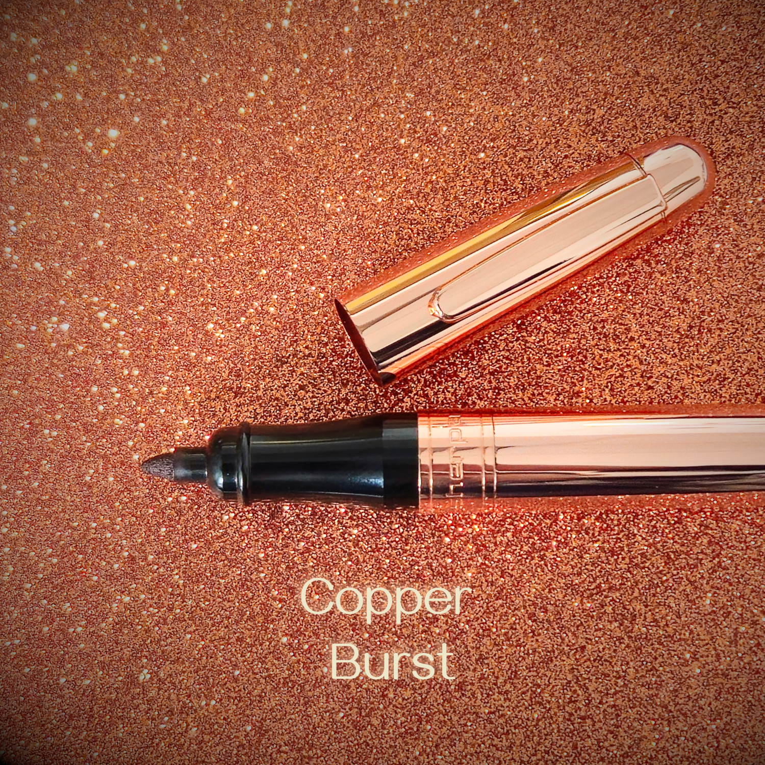 Sherpa Pen Classic Contemporary Copper Burst Sharpie Marker And Pen Cover