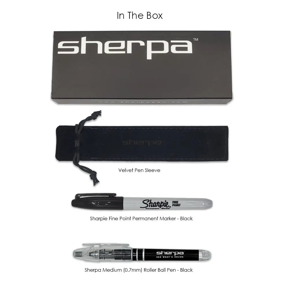 Sherpa Pen Classic Thin Blue Line Pen/Sharpie Marker Cover Sherpa Pen
