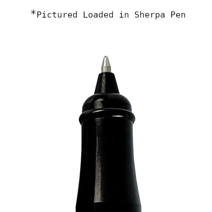 Sherpa Pen Roller Ball Pen Refills - Fine/Medium metal Sharpie marker holder by Sherpa Pen