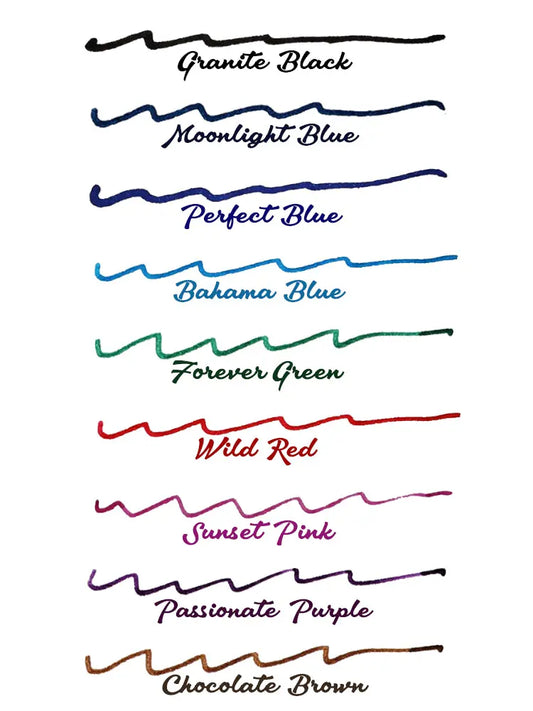 Sherpa Pen SteadyFlo FOUNTAIN PEN Ink Cartridges - Assorted Colors Sherpa Pen