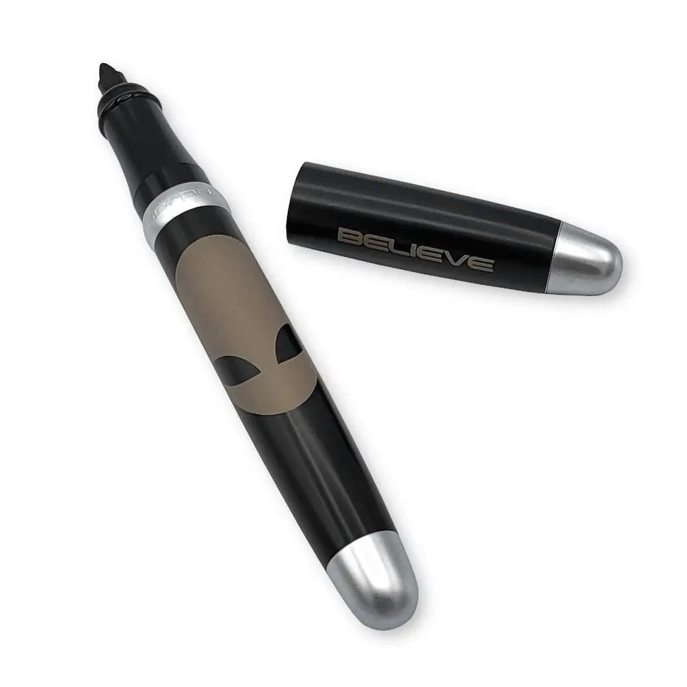 Sherpa Pen Classic Aluminum "Far Out" Alien Special Edition Classic Pen/Sharpie Marker Cover metal Sharpie marker holder by Sherpa Pen