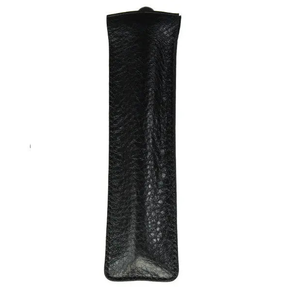 Sherpa Genuine Pebble Leather Coal Black Pen Sleeve metal Sharpie marker holder by Sherpa Pen