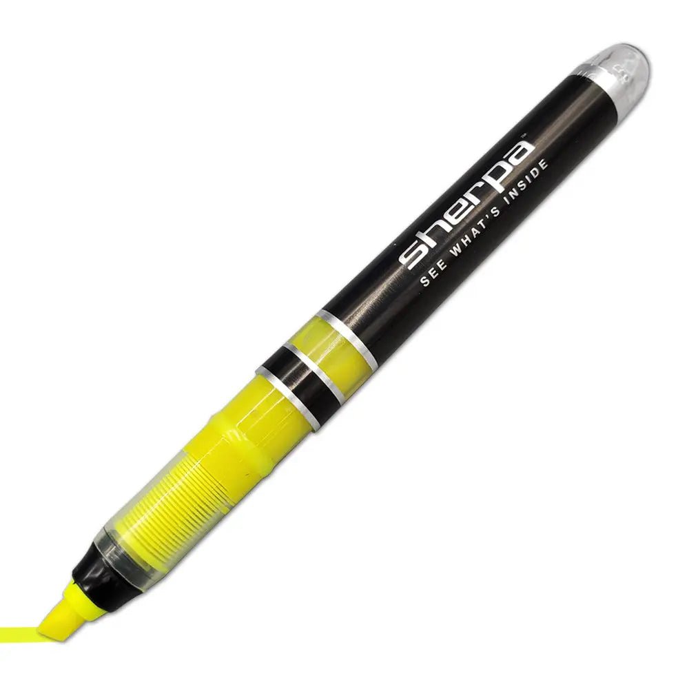 Sherpa Pen Chisel - Tip Premium Highlighter Marker metal Sharpie marker holder by Sherpa Pen