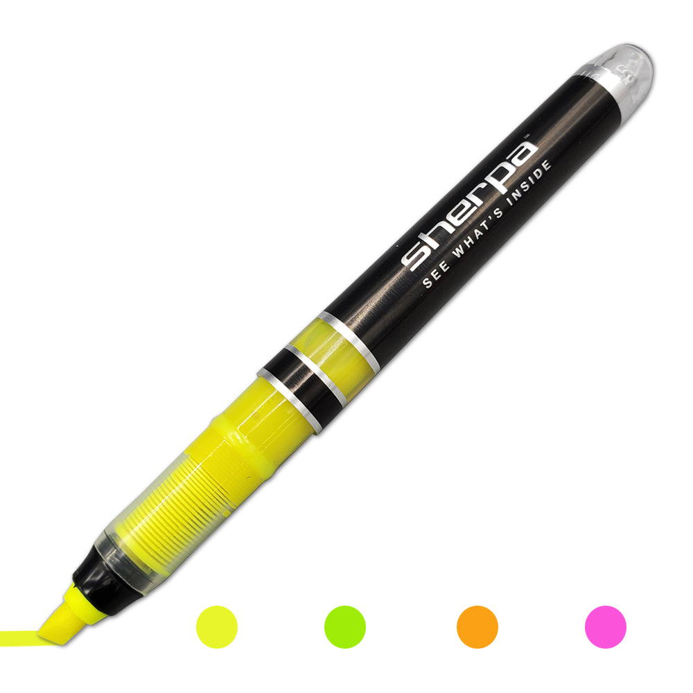 1Set/25Pcs Highlighter Pen Broad Tips Fast Dry Marker