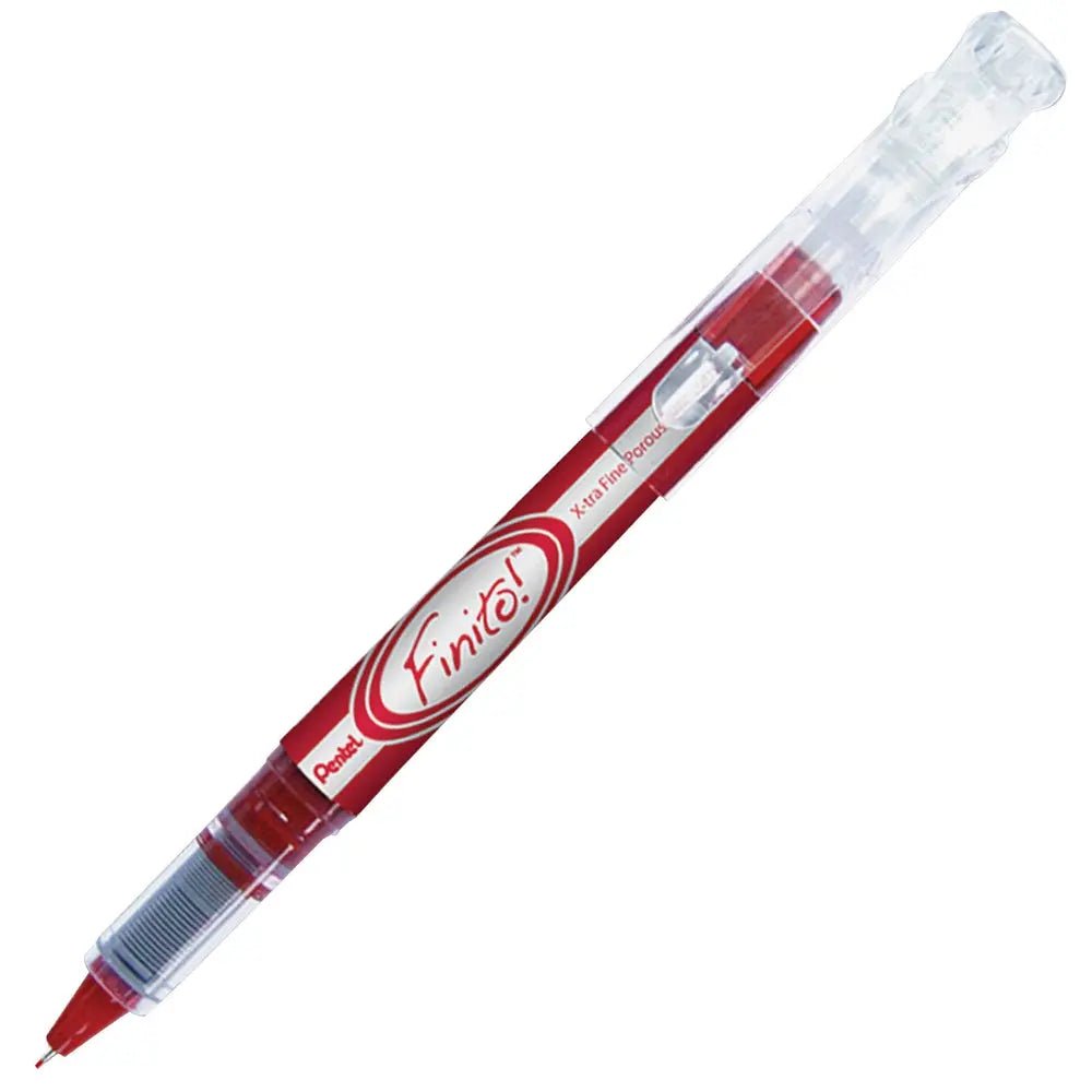 Pentel Finito! X - tra Fine Line 0.4mm Fiber - Tip Refills for Sherpa Classic Pen Cover metal Sharpie marker holder by Sherpa Pen