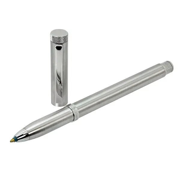 Sherpa Brushed Silver Stick Ballpoint Pen Cover metal Sharpie marker holder by Sherpa Pen