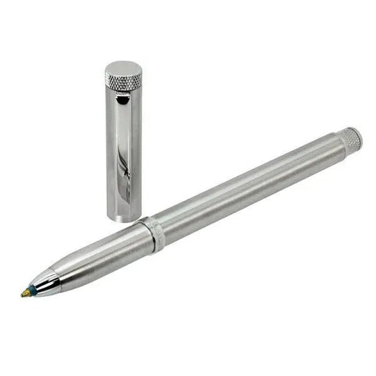Sherpa Brushed Silver Stick Ballpoint Pen Cover metal Sharpie marker holder by Sherpa Pen