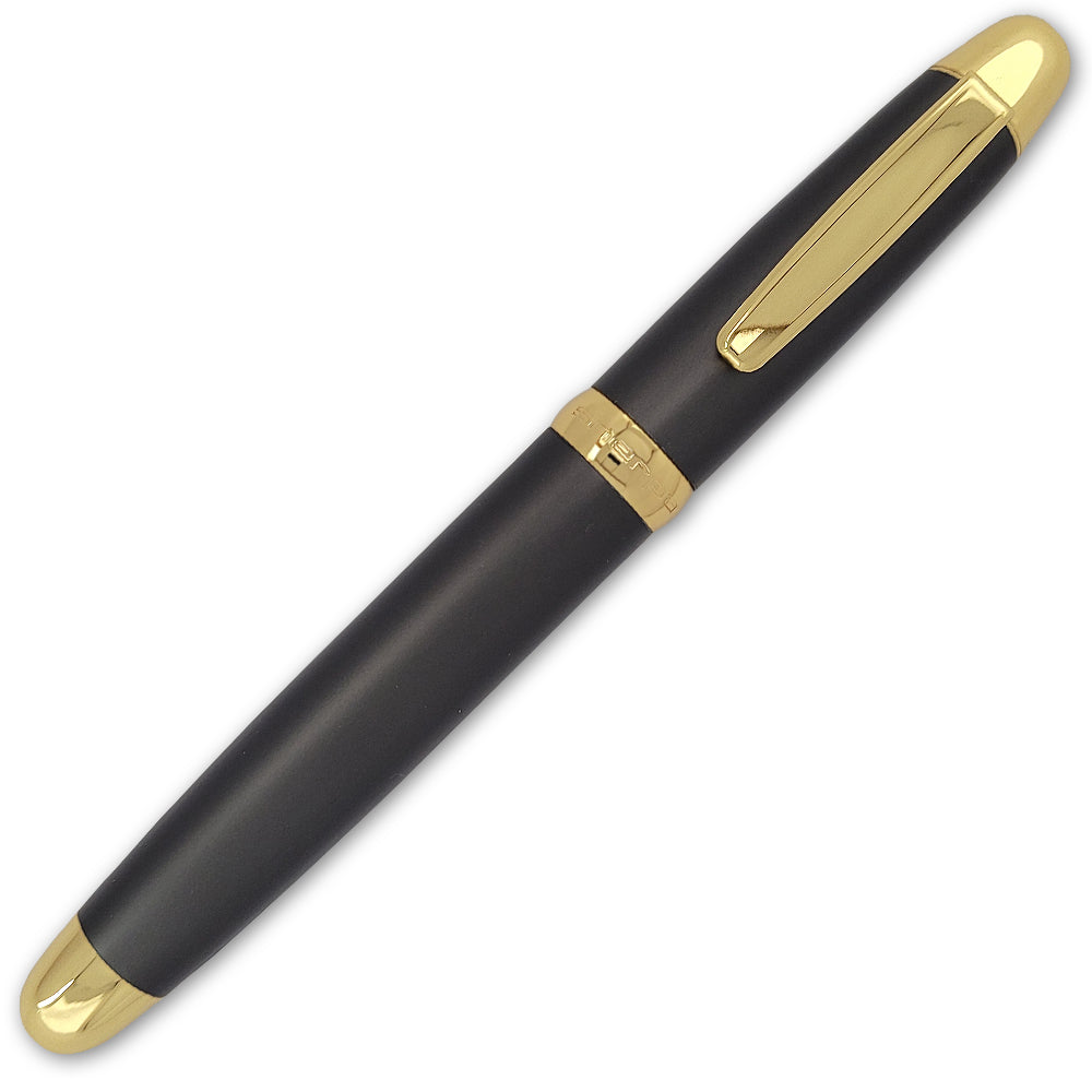 Sherpa Pen Aluminum Classic Slate Gray and Gold Sharpie Marker Cover
