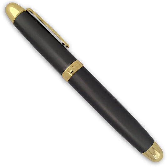 Sherpa Pen Aluminum Classic Slate Gray and Gold Sharpie Marker Cover metal Sharpie marker holder by Sherpa Pen