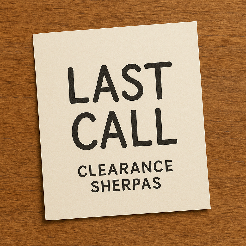 Close-out Sherpa Pens at Discount Prices