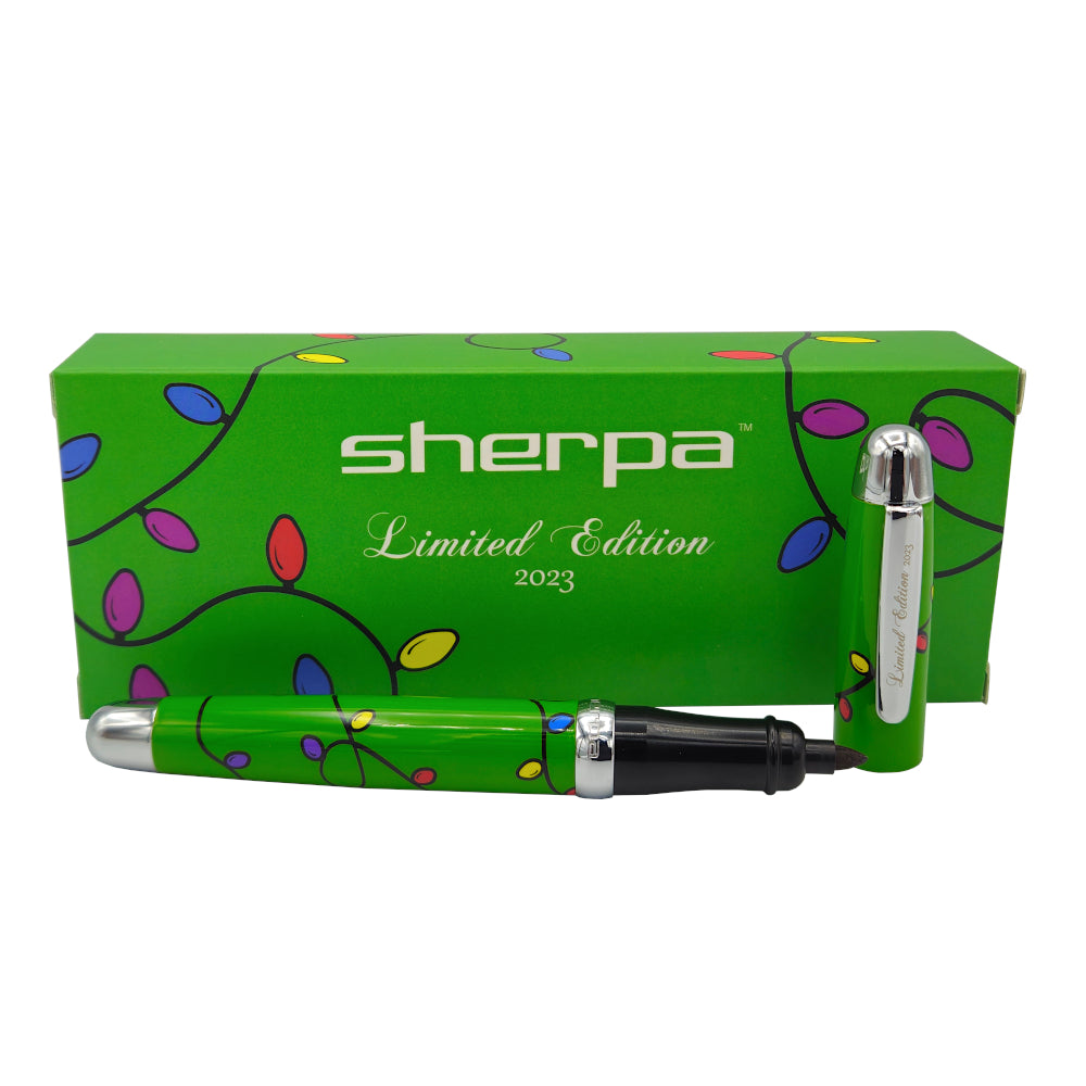 Sherpa Pen 2023 "Christmas Lights" Holiday Limited Edition Pen/Marker Cover
