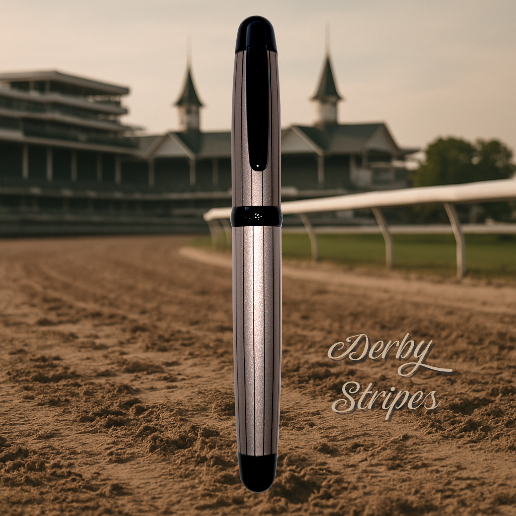 Sherpa Pen Classic Derby Collection Limited Edition Derby Stripes Sharpie Marker/Pen Cover.  Elegance defined.