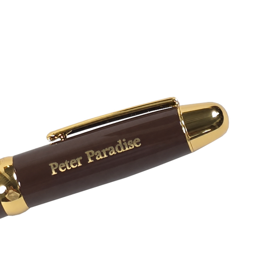 Sherpa Executive Reserve Brown/Gold Sharpie Marker and Pen Cover