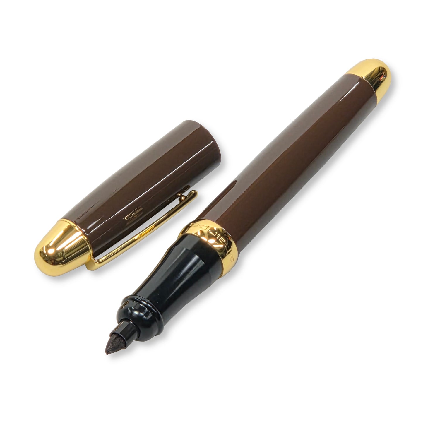 Sherpa Executive Reserve Brown/Gold Sharpie Marker and Pen Cover