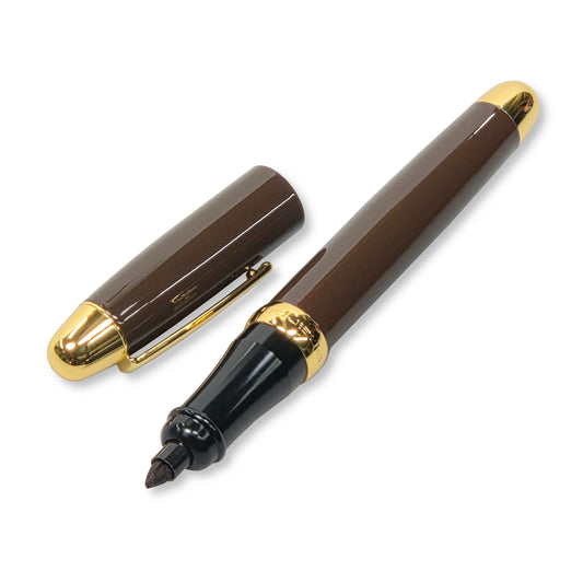 Sherpa Executive Reserve Brown/Gold Sharpie Marker and Pen Cover