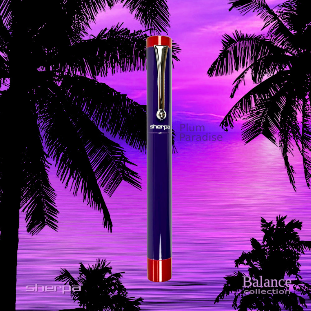 Sherpa Pen Balance Collection Plum Paradise Sharpie Marker and Disposable Pen Cover