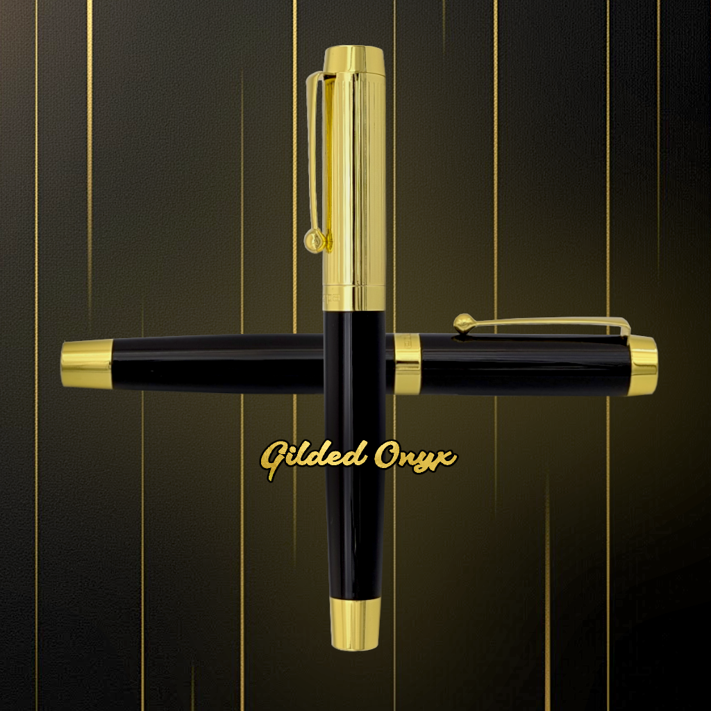 Sherpa Pen Gilded Onyx Black/Gold Ultimate Sharpie and pen cover