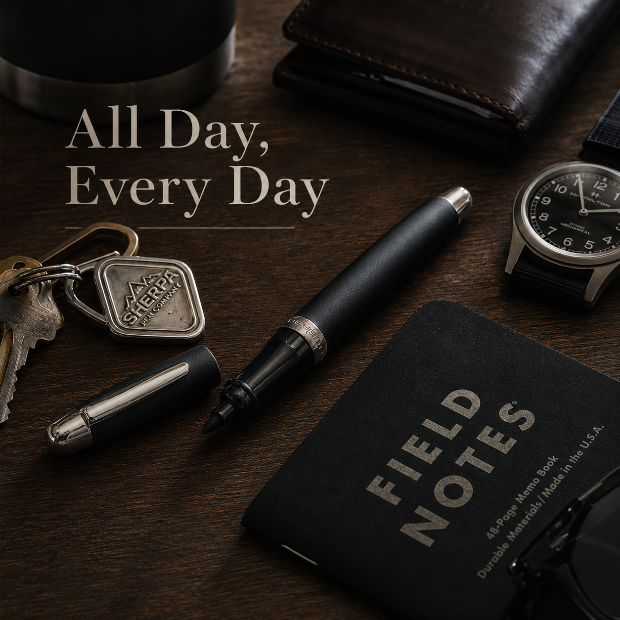 MIdnight Sherpa classic sharpie cover.  The perfect companion for your everyday carry