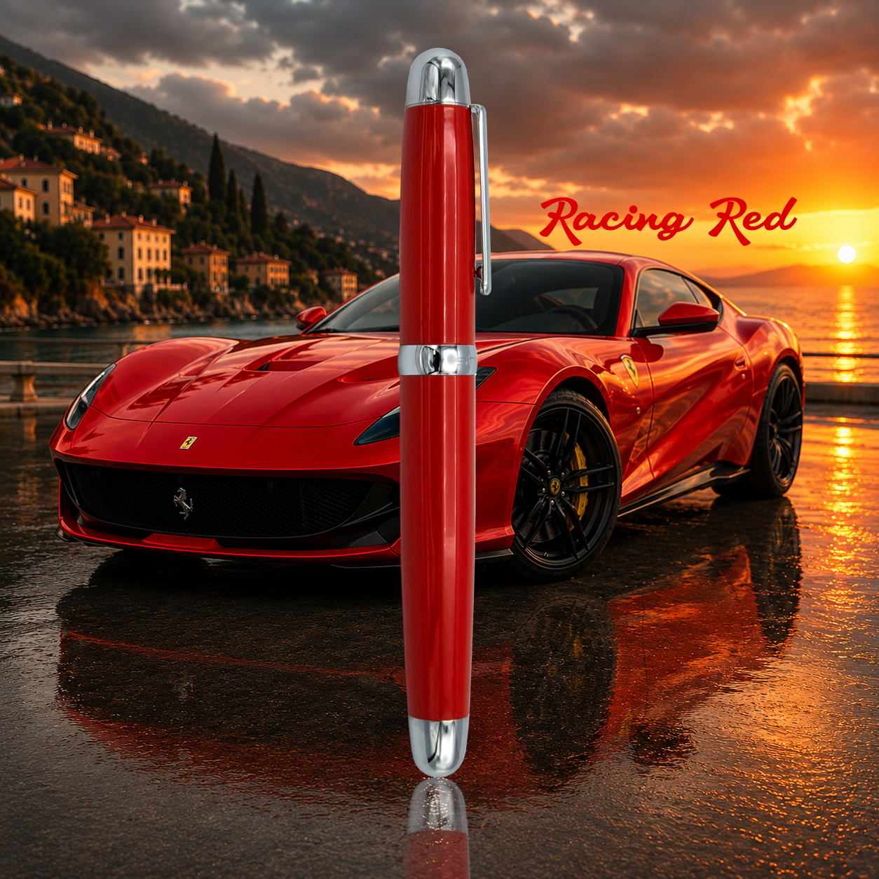 Sherpa Pen racing red Classic sharpie marker cover for everyday carry