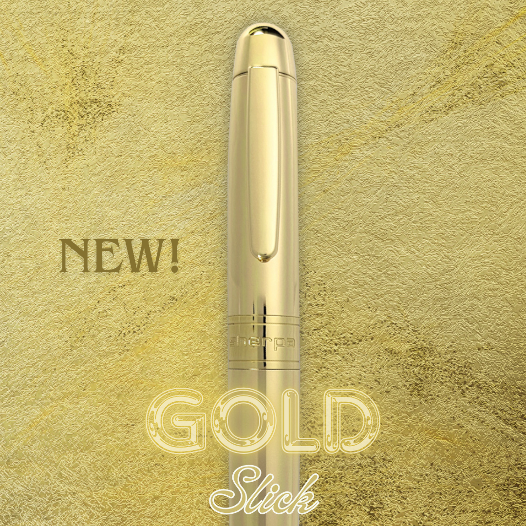 Sherpa Pen Gold Slick Gold-Plated Sharpie Marker and Disposable Pen cover