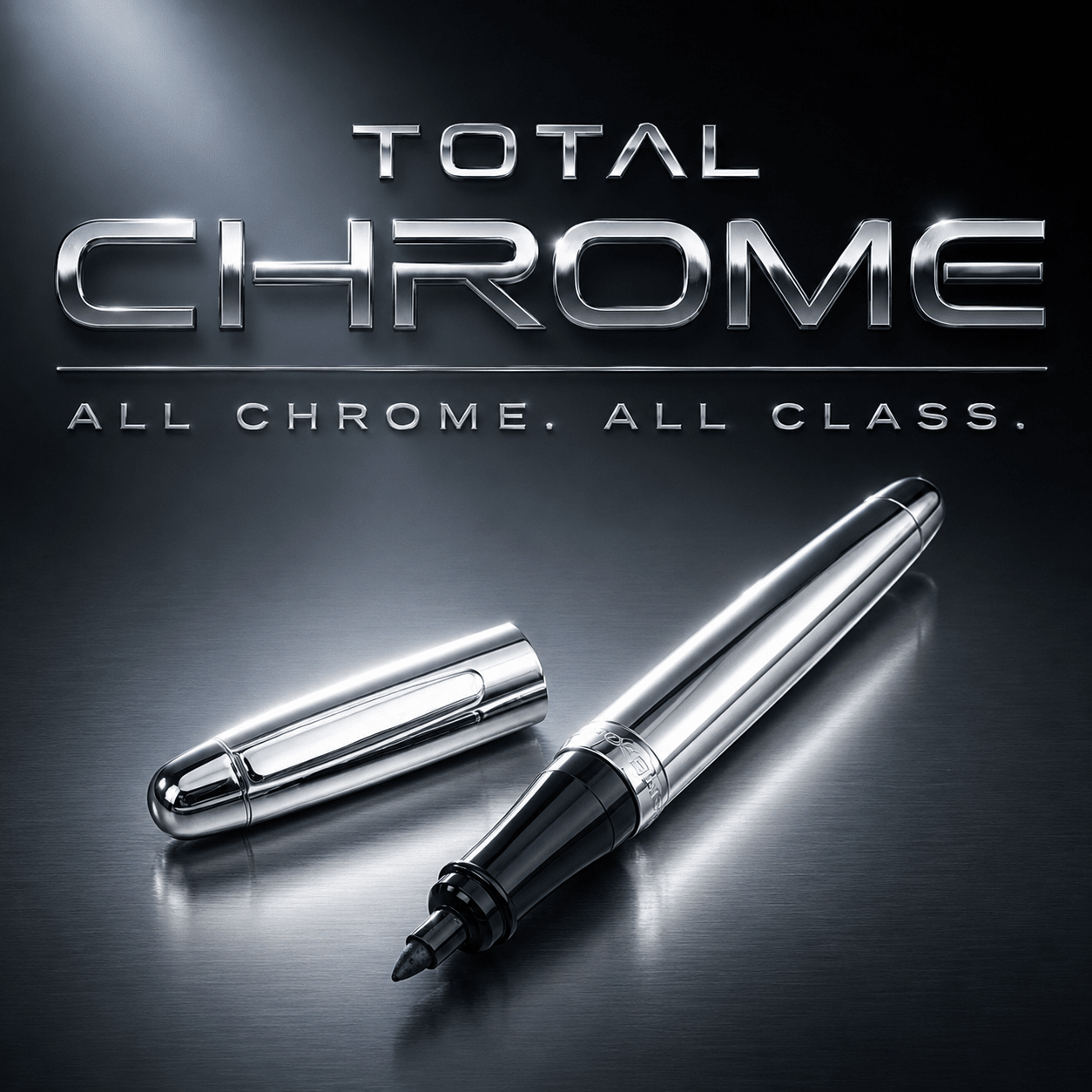 Sherpa Pen Classic Total Chrome Pen/Sharpie Marker Cover metal Sharpie marker holder by Sherpa Pen