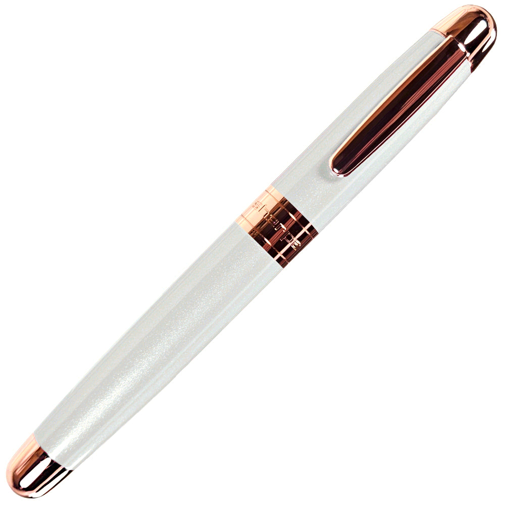 Sherpa Pen Classic Contemporary Acrtic Aurora White/Rose Gold Sharpie Marker and Disposable Pen Cover