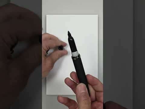 How it work - Midnight Sherpa Pen with Sharpie Insert