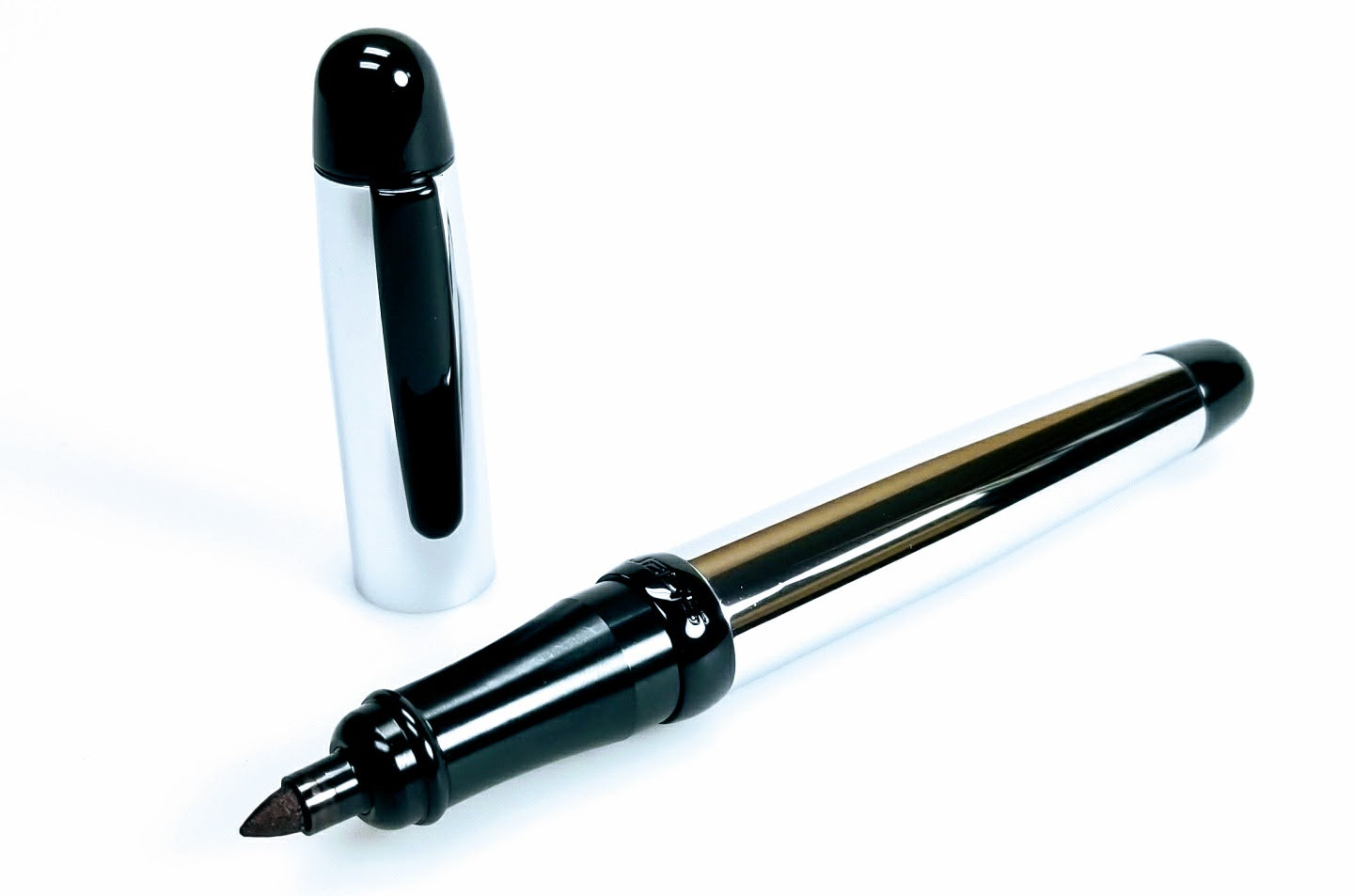 Sherpa Pen Silver Bullet Shiny Chrome Fountain Pen Sharpie Marker roller ball pen cover
