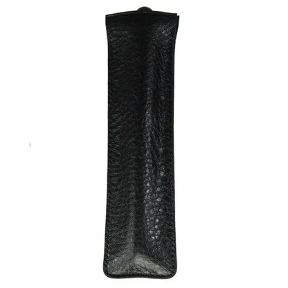 Sherpa Genuine Pebble Leather Coal Black Pen Sleeve metal Sharpie marker holder by Sherpa Pen
