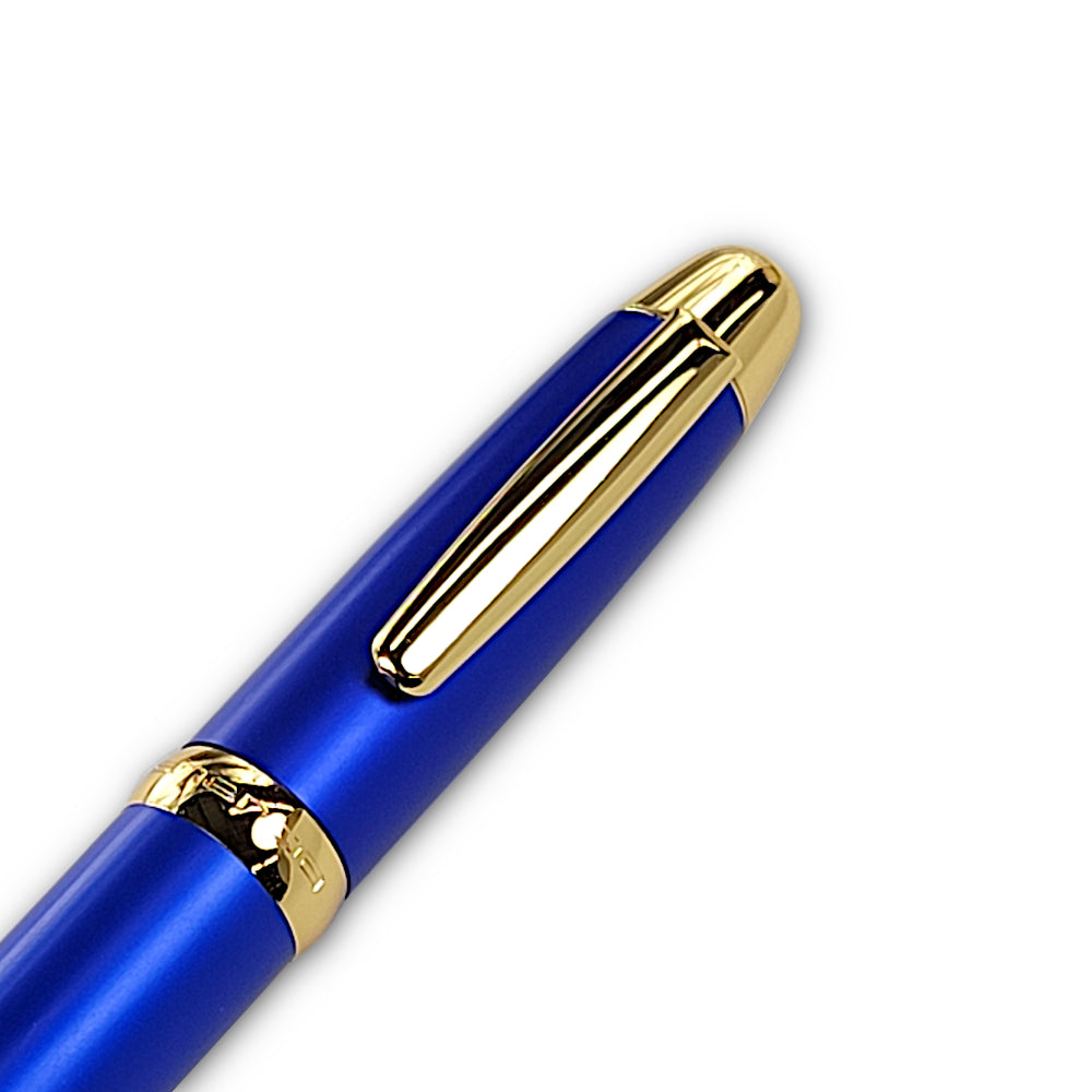Sherpa Pen Aluminum Classic Perfect Blue and Gold Pen/Sharpie Marker Cover