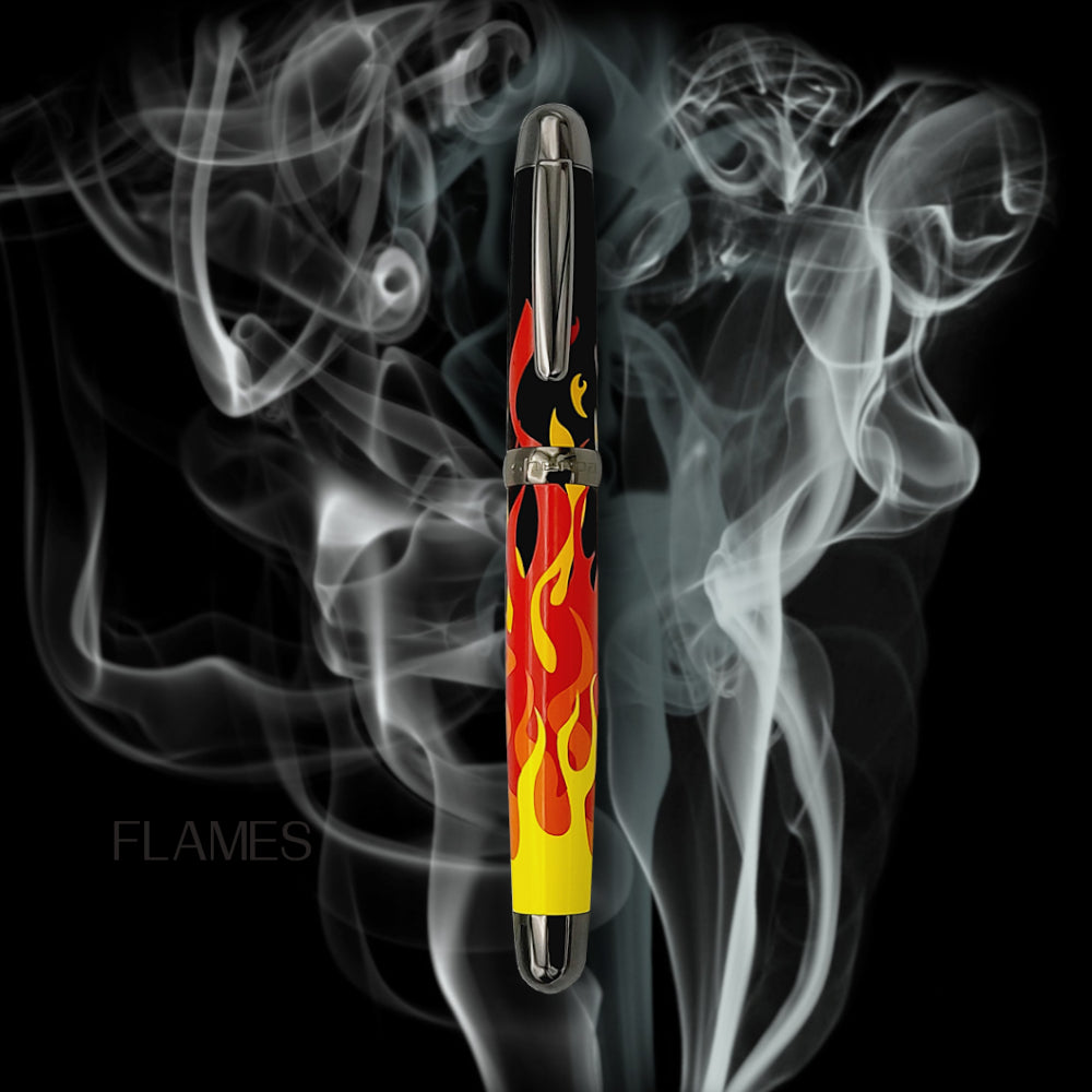 Sherpa Pen Classic Flames Pen/Sharpie Marker Cover