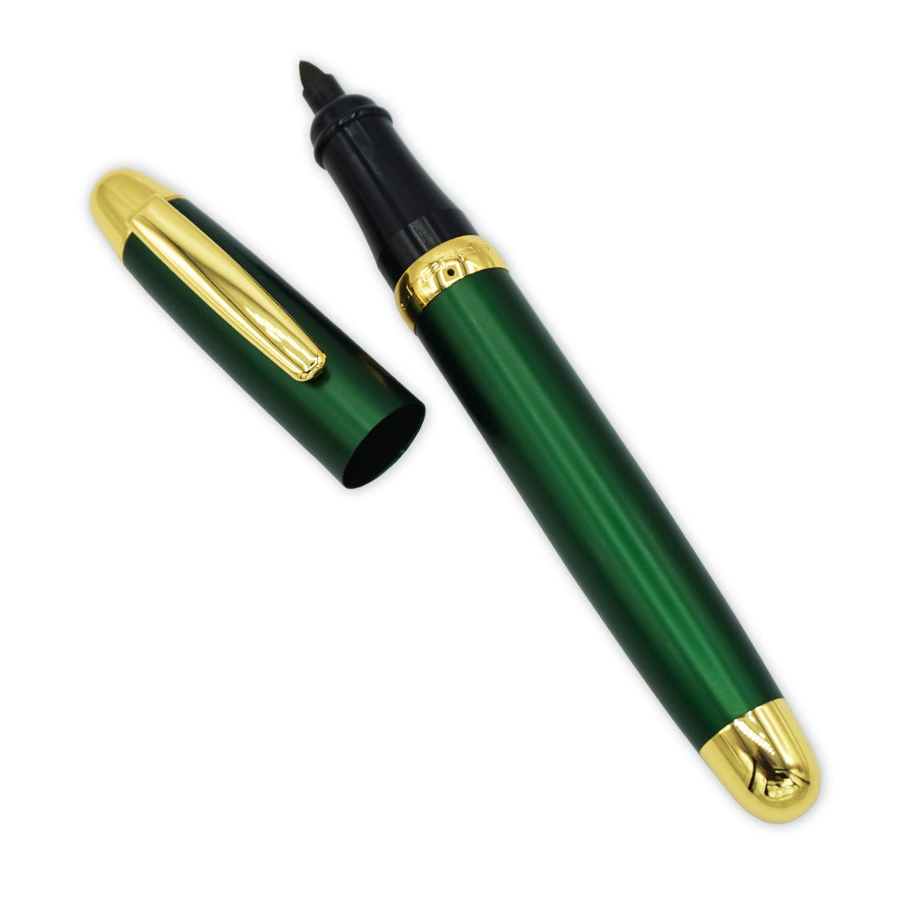 Sherpa Aluminum Classic Forever Green and Gold Pen/Sharpie Marker Cover freeshipping - Sherpa Pen