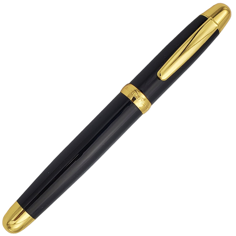 Sherpa Pen Back in Black...and Gold Fountain Pen, Sharpie Marker, Uni-ball Pen Cover