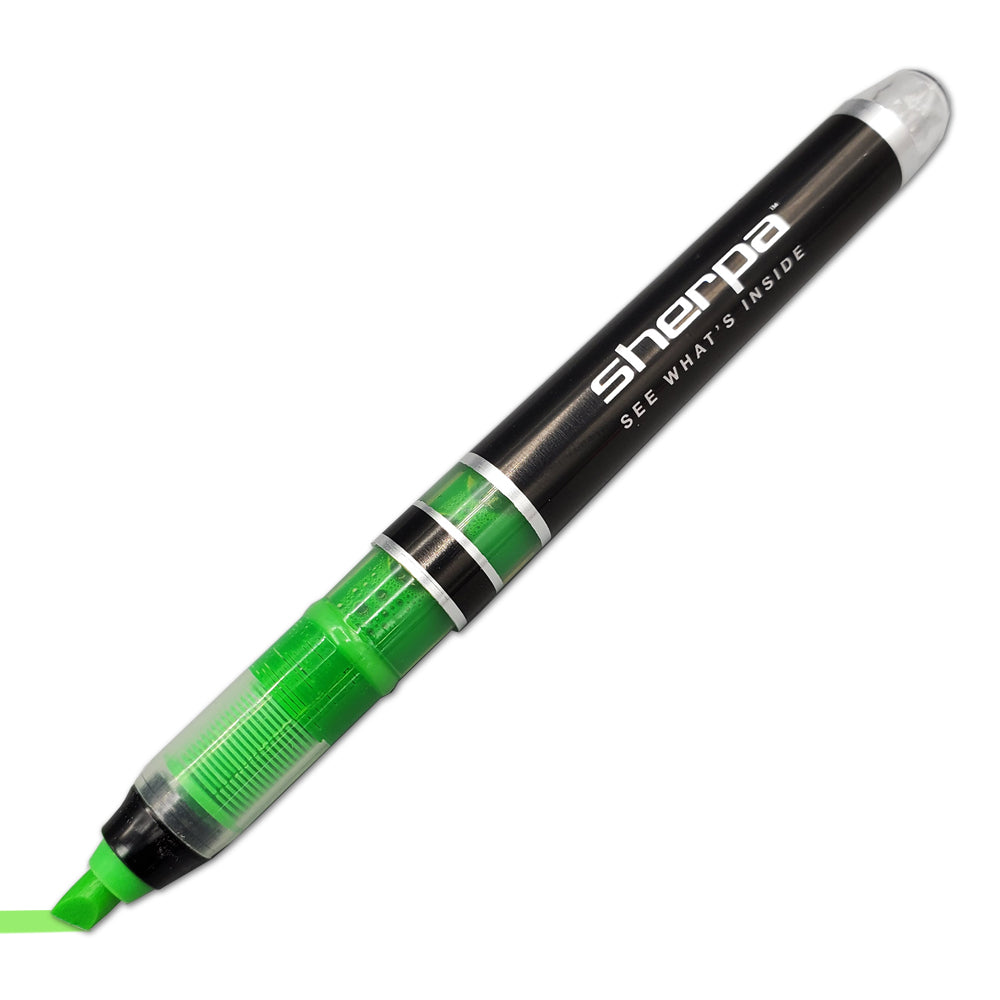 Sherpa Pen Chisel Tip Liquid Highlighter Marker green
