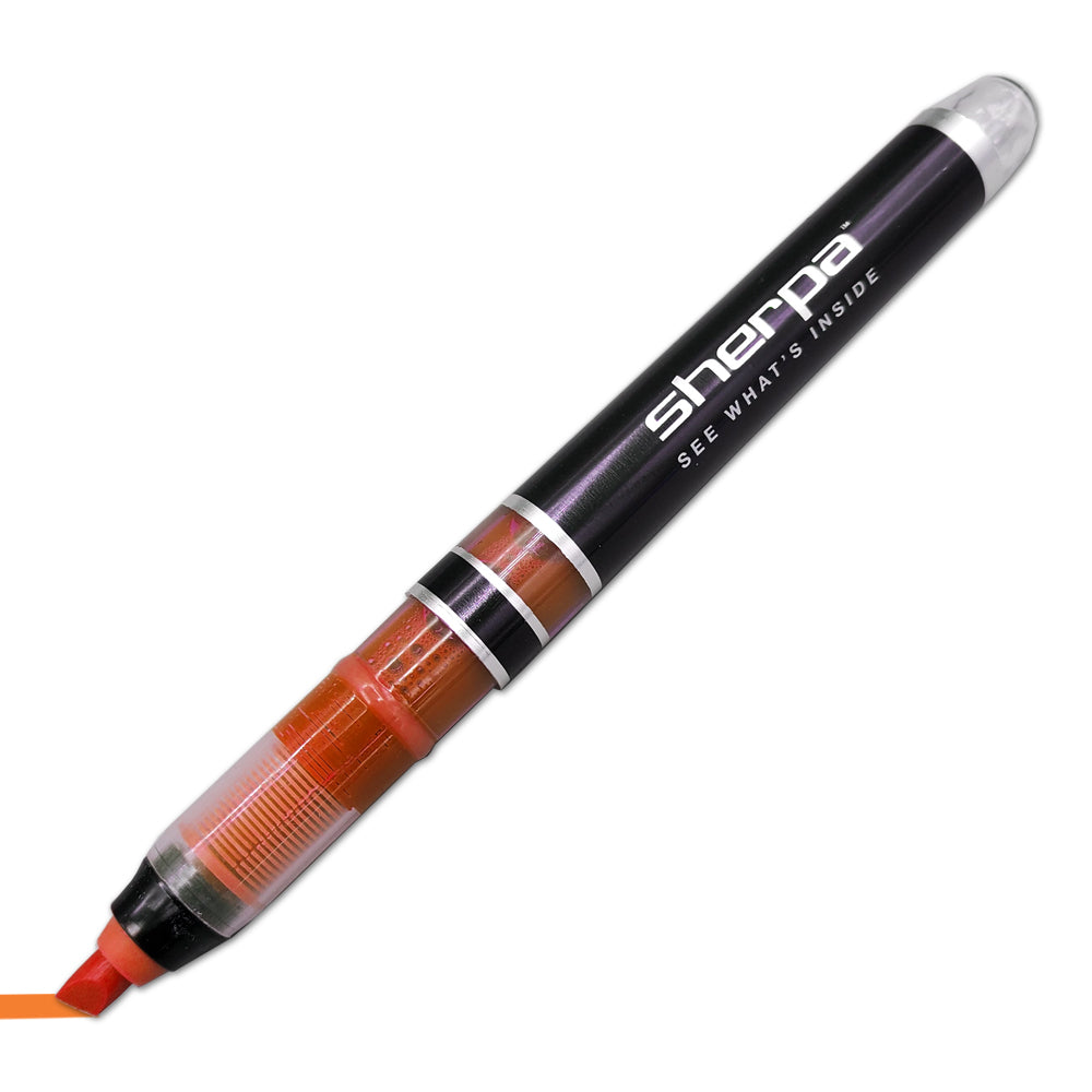 Sherpa Pen Chisel Tip Liquid Highlighter Marker orange