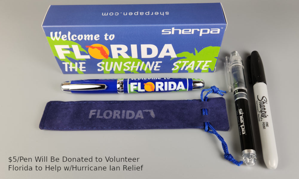 Sherpa States Series: Welcome to Florida Special Edition Pen/Sharpie Marker Cover