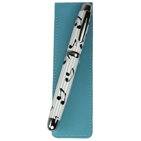 Sherpa Patent Leather Denim Blue Pen Sleeve freeshipping - Sherpa Pen