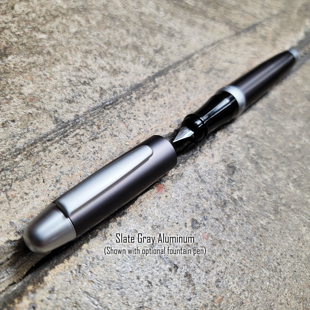 Sherpa Pen Aluminum Classic Slate Grey Pen/Sharpie Marker Cover