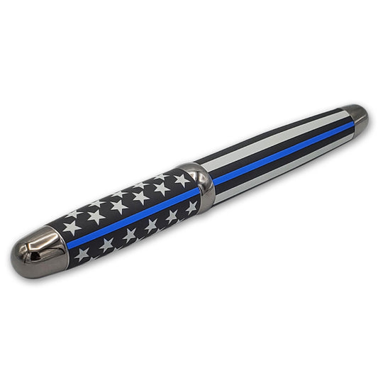 Sherpa Pen Thin Blue Line Sharpie uni-ball Pen Case Back the Blue