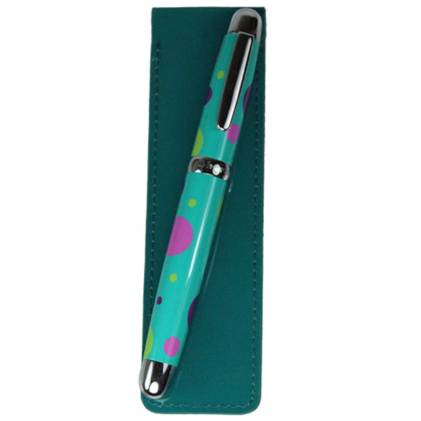 Sherpa Patent Leather Seafoam Green Pen Sleeve freeshipping - Sherpa Pen
